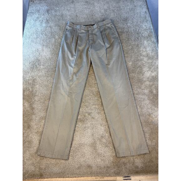 Lee Men's 34x34 Regular Fit Cotton Straight Leg Pants Tan/Khaki E215 - Picture 1 of 12
